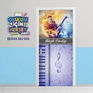 Müzik Sınıfı Kapı Giydirme 07