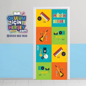 Müzik Sınıfı Kapı Giydirme 17