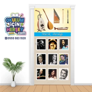 Müzik Sınıfı Kapı Giydirme 20