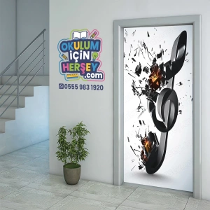 Müzik Sınıfı Kapı Giydirme 28