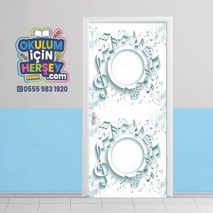 Müzik Sınıfı Kapı Giydirme 31