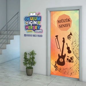 Müzik Sınıfı Kapı Giydirme 32