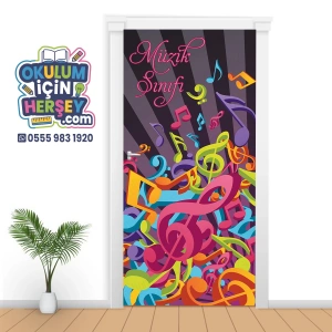 Müzik Sınıfı Kapı Giydirme 33