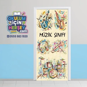 Müzik Sınıfı Kapı Giydirme 36