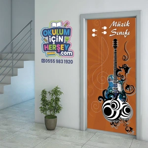 Müzik Sınıfı Kapı Giydirme 37