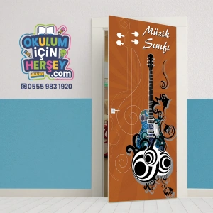 Müzik Sınıfı Kapı Giydirme 38