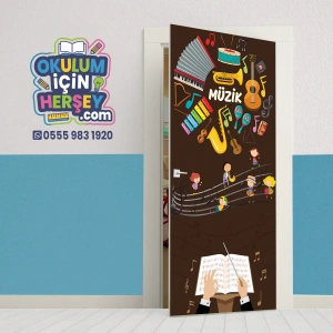Müzik Sınıfı Kapı Giydirme 43