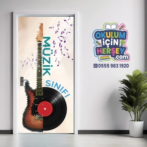 Müzik Sınıfı Kapı Giydirme 54