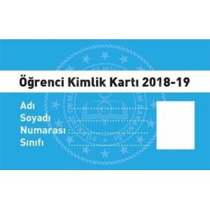 Öğrenci Kimlik Kartı PVCK 05