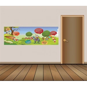 Okul Kuralları Duvar Giydirme 18