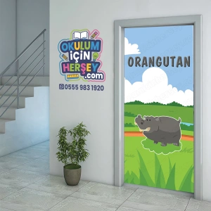 Orangutan Kapı Giydirme 13