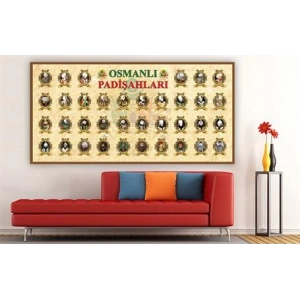 Osmanlı Padişahları Duvar Giydirme 04