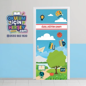 Özel Eğitim Sınıfı Kapı Giydirme 01
