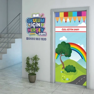 Özel Eğitim Sınıfı Kapı Giydirme 02