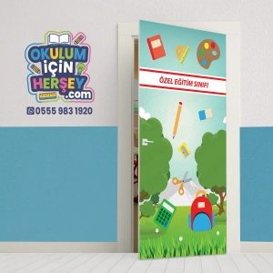 Özel Eğitim Sınıfı Kapı Giydirme 03