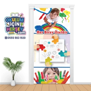 Özel Eğitim Sınıfı Kapı Giydirme 04