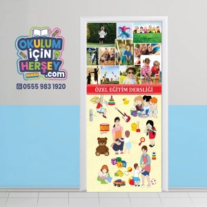 Özel Eğitim Sınıfı Kapı Giydirme 06