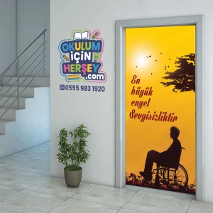 Özel Eğitim Sınıfı Kapı Giydirme 07