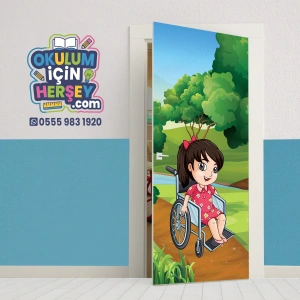 Özel Eğitim Sınıfı Kapı Giydirme 08