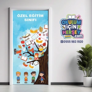 Özel Eğitim Sınıfı Kapı Giydirme 10