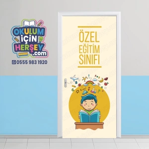 Özel Eğitim Sınıfı Kapı Giydirme 11