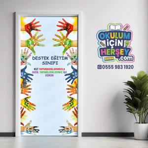 Özel Eğitim Sınıfı Kapı Giydirme 18