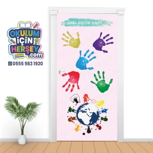 Özel Eğitim Sınıfı Kapı Giydirme 19