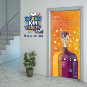 Pisagor Bilim İnsanları Kapı Giydirme 59