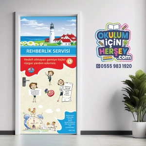 Rehberlik Odasi Kapı Giydirme 14