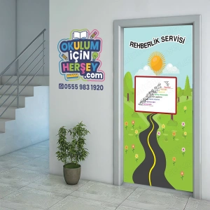 Rehberlik Odası Kapı Giydirme 21