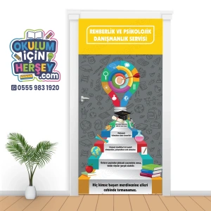 Rehberlik Odası Kapı Giydirme 23