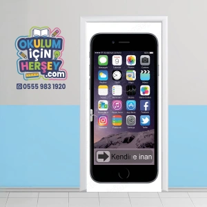 Rehberlik Odası Kapı Giydirme 25