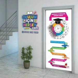Rehberlik Odası Kapı Giydirme 26