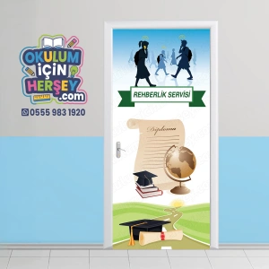 Rehberlik Odası Kapı Giydirme 30