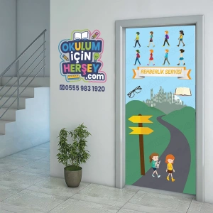 Rehberlik Odası Kapı Giydirme 31