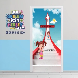 Rehberlik Odası Kapı Giydirme 35