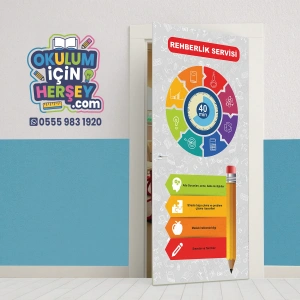 Rehberlik Odası Kapı Giydirme 37