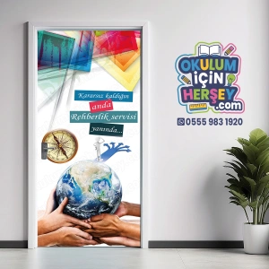 Rehberlik Odası Kapı Giydirme 39