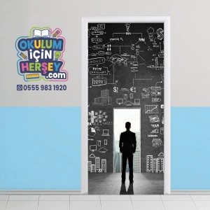 Rehberlik Odası Kapı Giydirme 40
