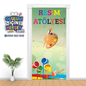 Resim Atölyesi Kapı Giydirme 02