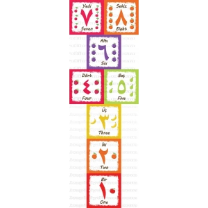 Seksek Rakamlar Arapça YU S 02