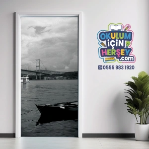 Siyah Beyaz Kapı Giydirme 06