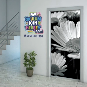 Siyah Beyaz Kapı Giydirme 08