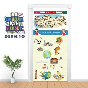 Sosyal Bilgiler Sınıfı Kapı Giydirme 16