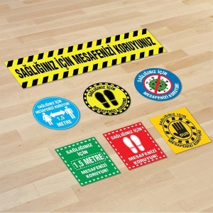 Sosyal Mesafe Zemin Uygulaması YU 20