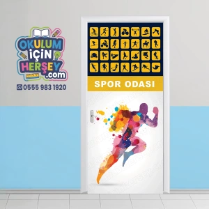 Spor Odası Kapı Giydirme 21