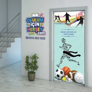 Spor Odası Kapı Giydirme 22