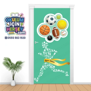 Spor Odası Kapı Giydirme 24