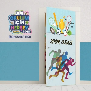 Spor Odası Kapı Giydirme 34