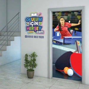 Spor Odası Kapı Giydirme O7